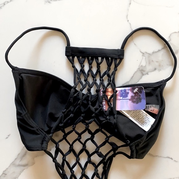 Forever 21 Black Mesh Monokini - Picture 7 of 7